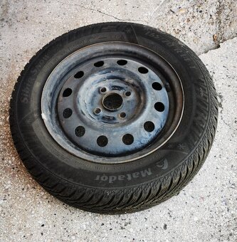 4x plechové disky + zimné pneu Suzuki Swift - 2