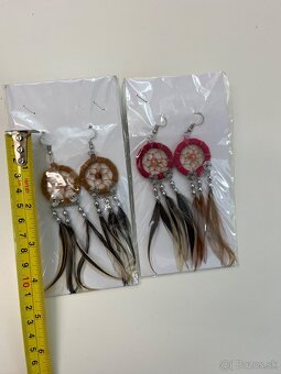 Náušnice lapač snov dreamcatcher - 2