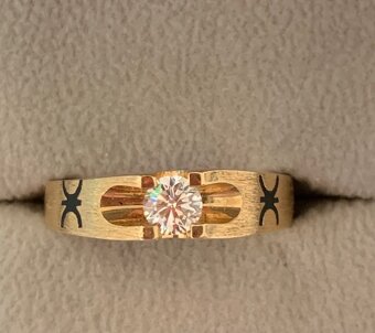 Pánsky diamantový prsteň - 2