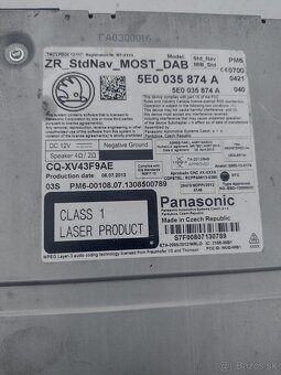 Ovládanie a rádia Octavia 3 - 2