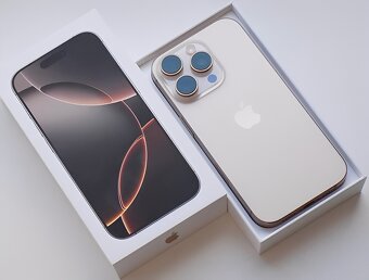 iPhone 16 Pro Desert Titanium BATERIE 100% TOP - 2