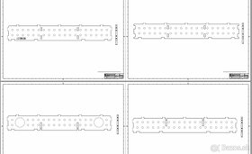 Zvárací stôl 1x1m hrúbka 12mm diery 16mm - 2