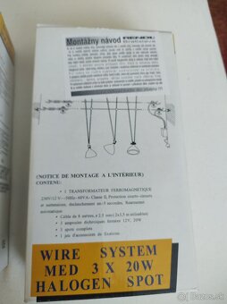 -30-  Wire System Med 3 x 20W Halogen Spot - 2
