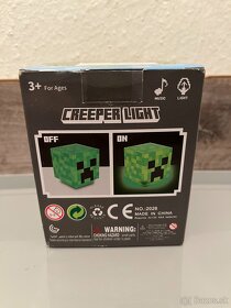 Minecraft torch lampička a creeper light - 2