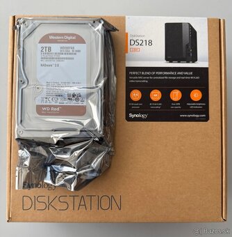 Predám nové NAS Synology DS218 + nový NAS HDD 2TB - 2