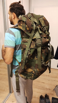 Nepoužité veľký hnedozelený batoh / ruksak  - Military Vojen - 2