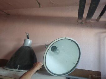 Retro Priemyselné svietidlá lampy aj zo ziarovkami - 2