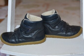 Lurchi Nik Nappa Navy zimné barefoot topánky č.31 - 2