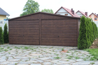 Garáž 6x9 farba orech - 2