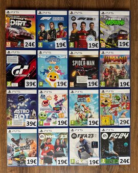 HRY na PS4 a PS5 (4+1 alebo 6+2 zdarma) - 2