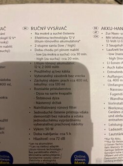 Ručny Vysavac - 2