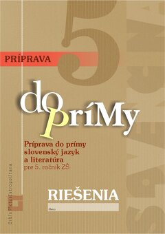 Príprava do prímy - MAT a SJ (+ riešenia) - 2