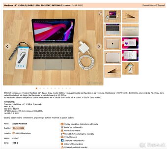 MacBook - ZÁRUKA 6 mesiacov - 2