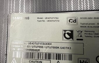 Samsung UE43TU7172U - 2