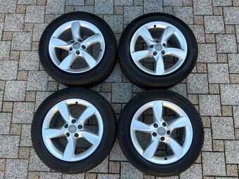 Hliníkové disky orig. Audi 5x112 R17 + Zimné pneumatiky - 2