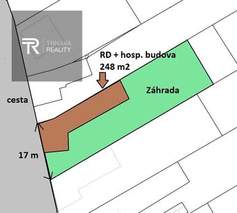 TRNAVA REALITY - rodinný dom, pôvodný stav, pozemok 820 m2, - 2