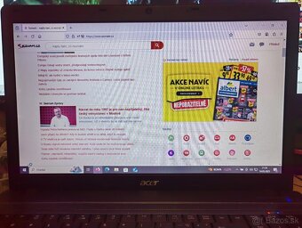 Predám zachovalý notebook ACER TRAVELMATE 5742 PEW51. - 2