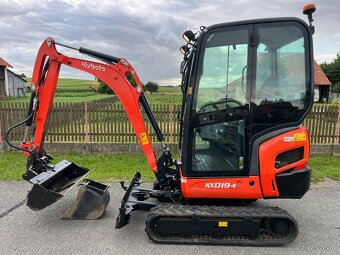 Minibagr Kubota KX019-4 hyd.podvozek/ hyd.svah/ 2t - 2