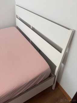 Biela postel 160x200cm - 2