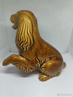 predám starú sošku psa kravsko v=16cm - 2