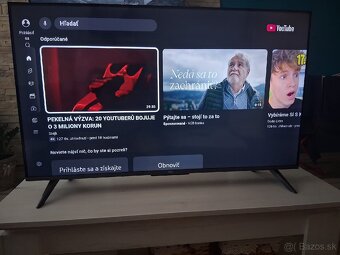 smart 4K televízor s uhlopriečkou 43" - 2
