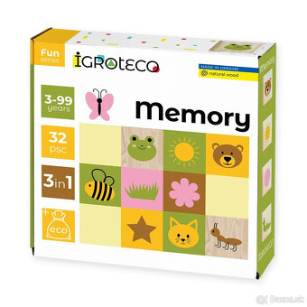 Drevené pexeso IgroTeco, nové, nerozbalené - 2