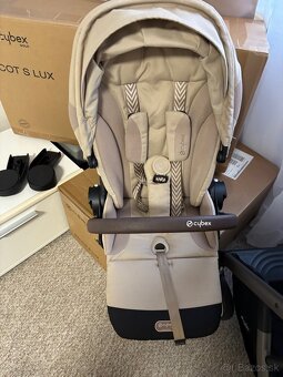 Kočík Cybex balios S Lux béžový 2024 - dvojkombinácia - 2
