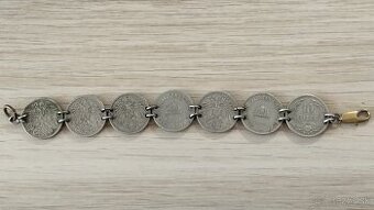 Patriotický náramek z mincí RU - 2