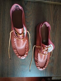 Kožené pánske topánky na šnúrky=NOVÉ.NENOSENÉ. - 2