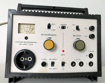 Nemecky prenosny regulovatelny zdroj AC aj DC - - 2