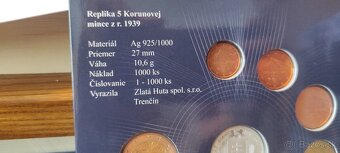 Veľmi vzácna sada prvých euromincí SR - 2