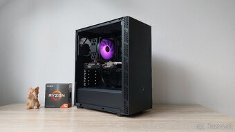 Herný pc 6jadro Ryzen 5 5500 3,60ghz/NVME/RX6600 8GB - 2