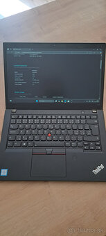 LENOVO ThinkPad T480s laptop s TOP batériou - 2