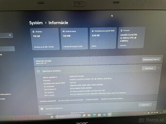 Notebook Acer Aspire ES1-571 N15W4 15" - 2