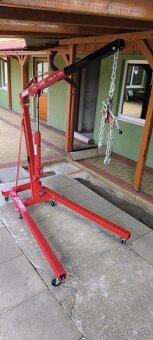 Hydraulický zdvihák motorov 2t Vyrovnavaci zaves - 2