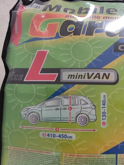 Plachta na auto - ako nová - 2