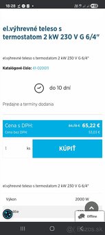 Špirála s termostatom - 2