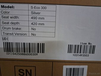 B+B Invalidný vozík S-Eco 300 - 2