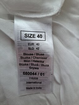 Biela blúzka 40 - 2