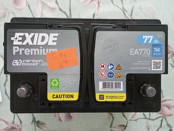 Predám autobatériu Exide Premium Carbon Boost 2.0 - 2