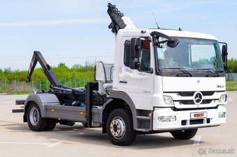 MERCEDES ATEGO 12T HÁKOVÝ NOSIČ KONTAJNEROV HYDRAULICKÁ RUKA - 2