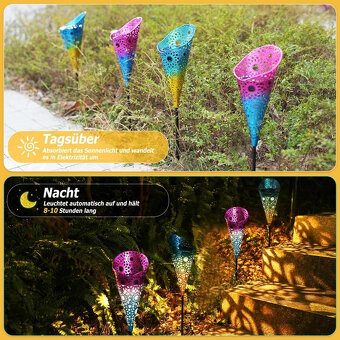 Solárne lampy / 2 kusy - 2