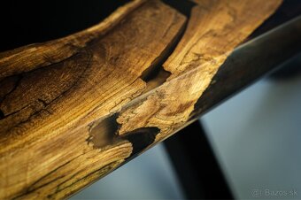 jedálenský stôl epoxidový stôl masívny nábytok - 2