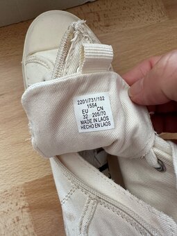 Tenisky kotníkové bavlna veľ. 32 Plátené - 2