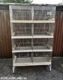 Klietka.Zostava  4ks Talianskych klietok (ART 402) 120cm - 2