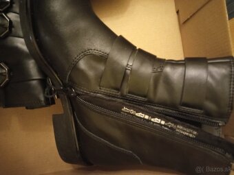 Kožené čižmy s prackami - 2