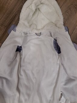 Zimná bunda pre dievčatko 128 - 2