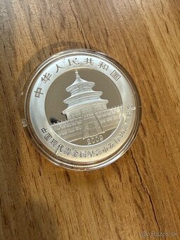 1 oz strieborna minca - Čínska Panda 2009 - 2