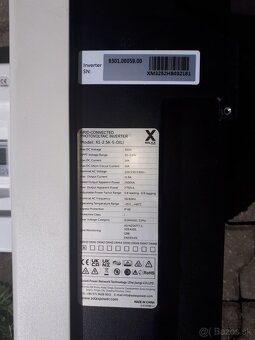 Predaj Menič SOLAX X1 2,5K, a rozvodnica k FVP - 2