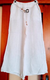 Dámske Ľanové Nohavice Veľkosť L/XL - Nové - 2